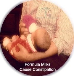 Cow Milk Allergy & Formula Milks Are Known To Cause Constipation.