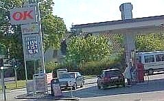 Air pollution is high around gas stations.